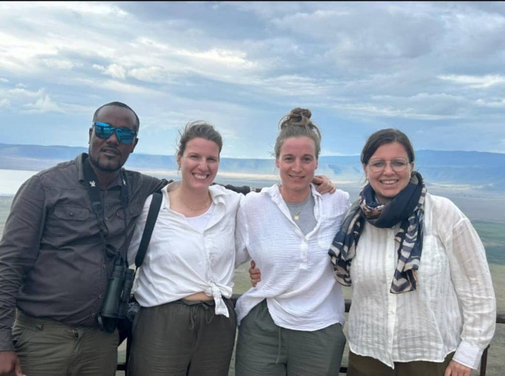 Valence with our guest from German by Kilimanjaro Habitas Safaris
