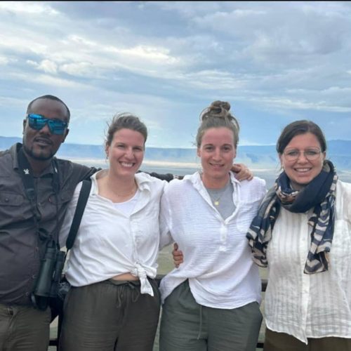 Valence with our guest from German by Kilimanjaro Habitas Safaris