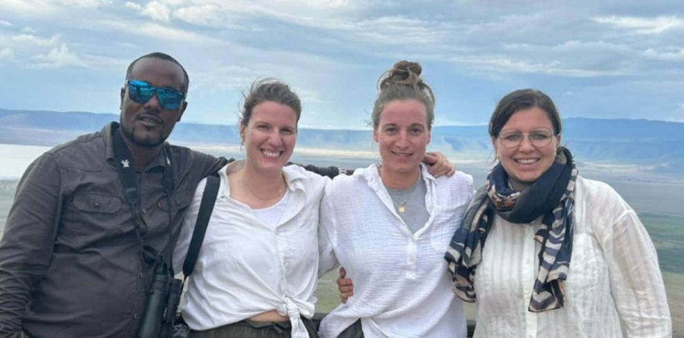 Valence with our guest from German by Kilimanjaro Habitas Safaris