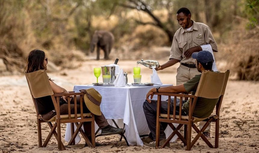 lunch-at-the-riverbed | Kilimanjaro Habitas 🌹 Luxury Honeymoon Safari